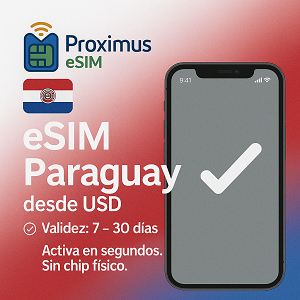 Paraguay 1 GB - 7 DĂas