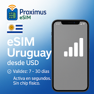 Uruguay 1 GB - 7 DĂas
